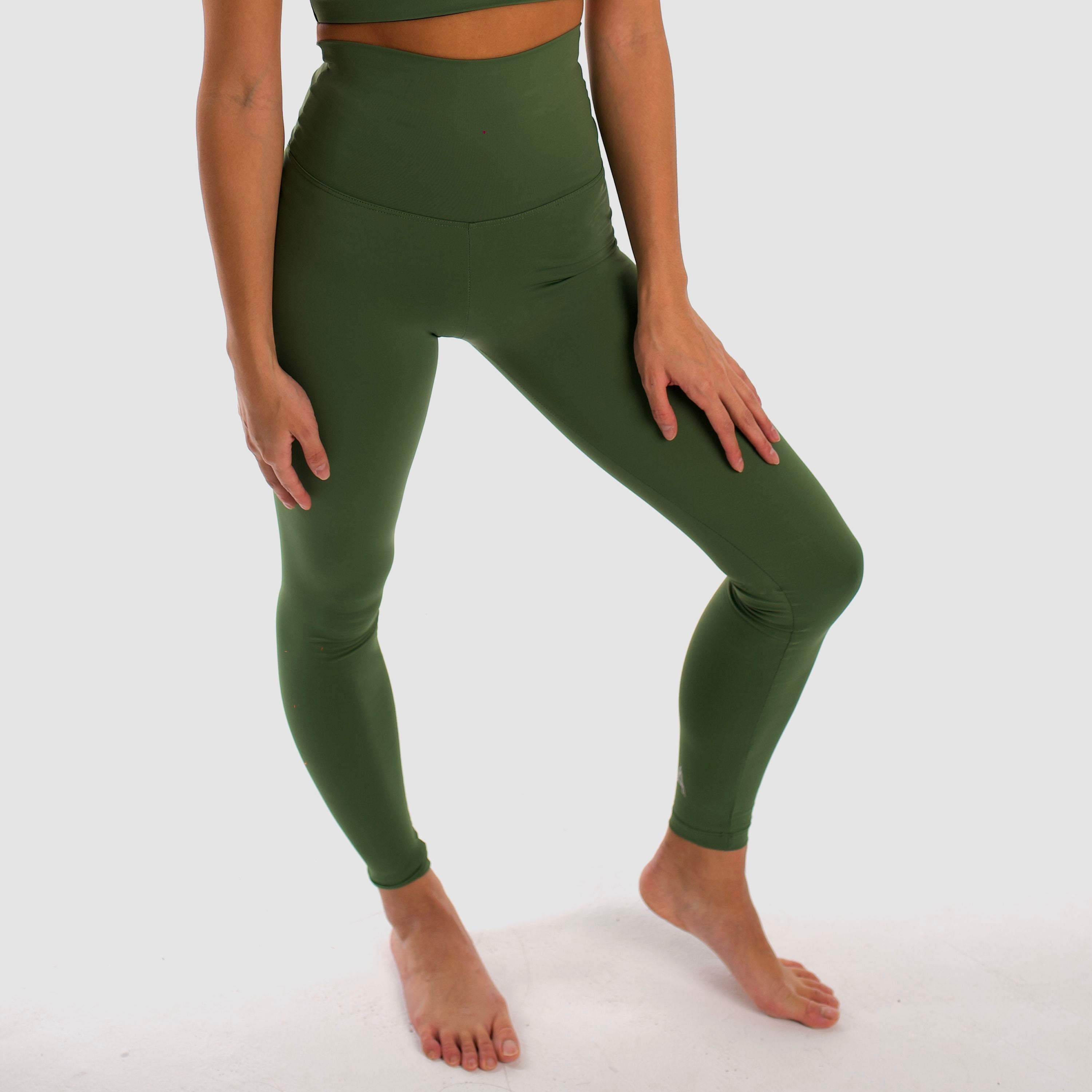 Amazon.com: Vertvie Green Leggings with Pockets Crossover Waist Leggings  for Women Butt Booty Lifting V Waist Yoga Pants Tummy Control Gym Running  Non See-Through Legging S : Clothing, Shoes & Jewelry